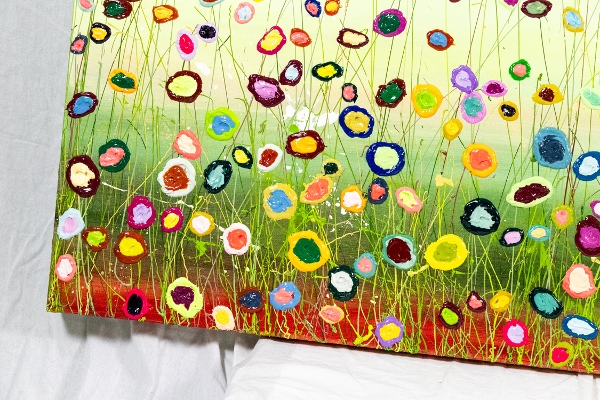 MURAVYEVA Yulia - Green field flowers